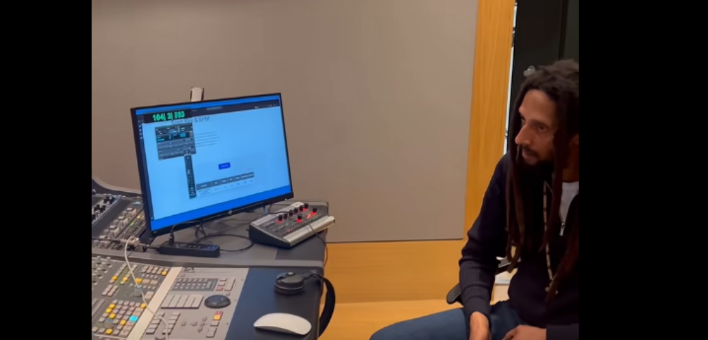 Julian Marley enregistre au Baco Studio à Bordeaux